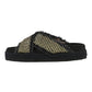 MOU RAFFIA CRISS CROSS RMBLA NERA/ORO