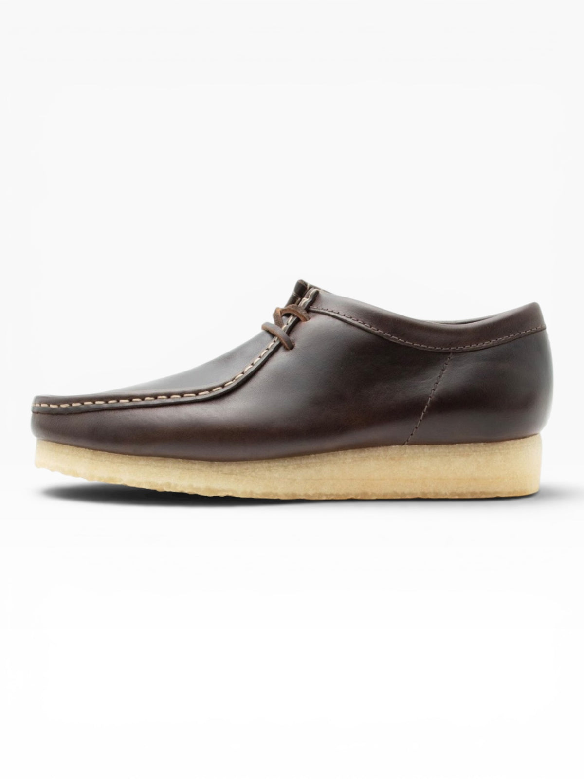 CLARKS WALLABEE DARK BROWN