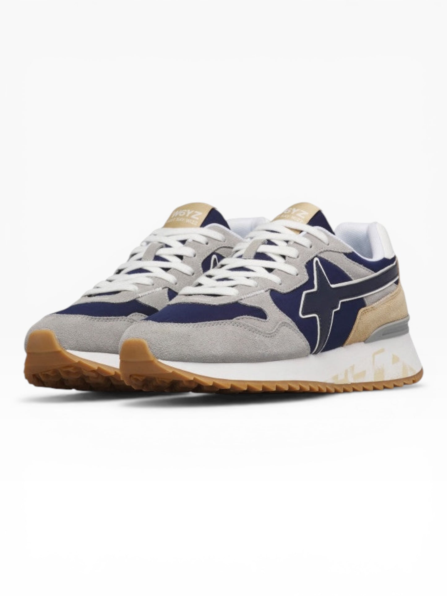 W6YZ YAK SUEDE 1B27 BLU/GRIGIO