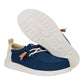 HEY DUDE WALLY LINEN BLU