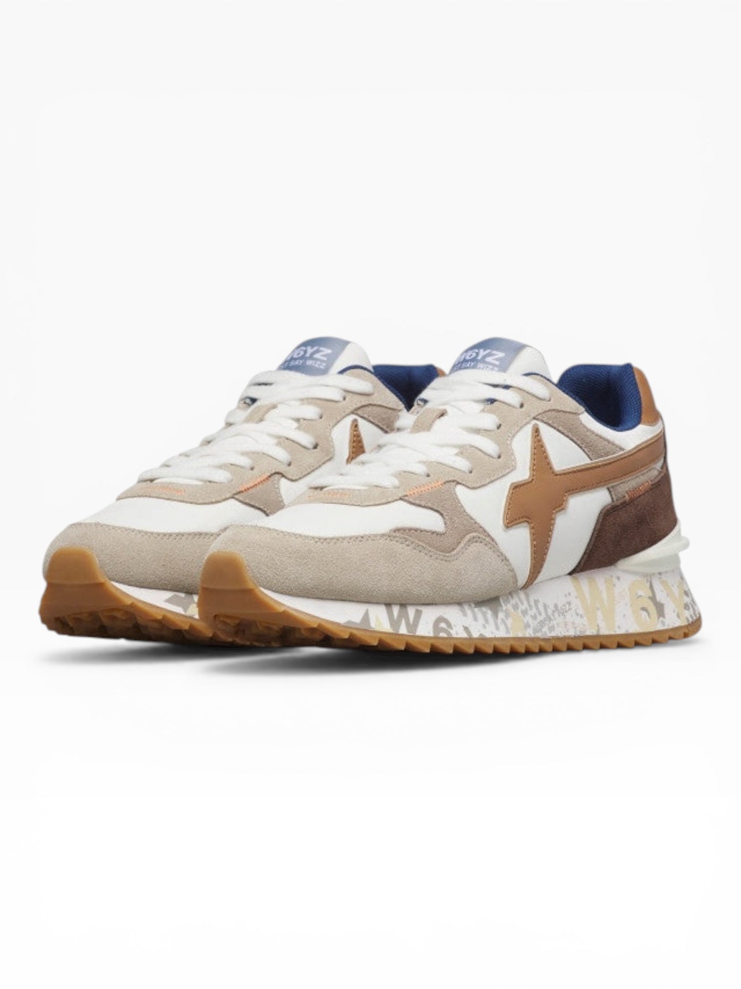 W6YZ YAK SUEDE 2E01 BEIGE/BIANCO