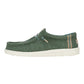 HEY DUDE WALLY JUTE IN TESSUTO VERDE