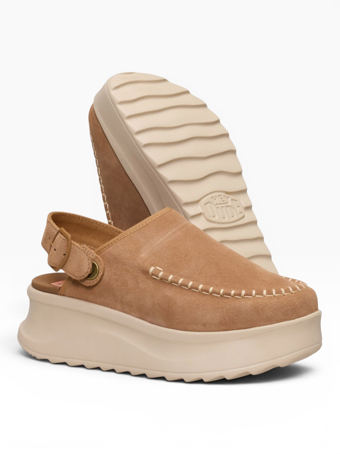 HEY DUDE DELRAY CLOG 265 TAN