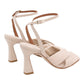 ANGEL ALARCON 073077R SANDALO IN PELLE BEIGE