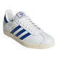 ADIDAS GAZELLE LEATHER BIANCA/BLU ROYAL
