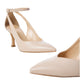 OVYE' M0462164 DECOLLETE' IN PELLE BEIGE
