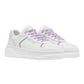 CRIME LONDON MAGNETIC IN PELLE BIANCA/VIOLA