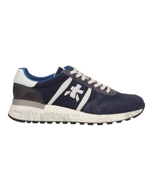 PREMIATA LANDER 7204 IN CAMOSCIO BLU