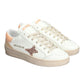 AMA BRAND 4040 SLAM IN PELLE BIANCA/ORO ROSA TALLONCINO ARANCIO