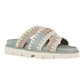 MOU BIO SANDAL BICOLOR VERDE/BEIGE (TEA)