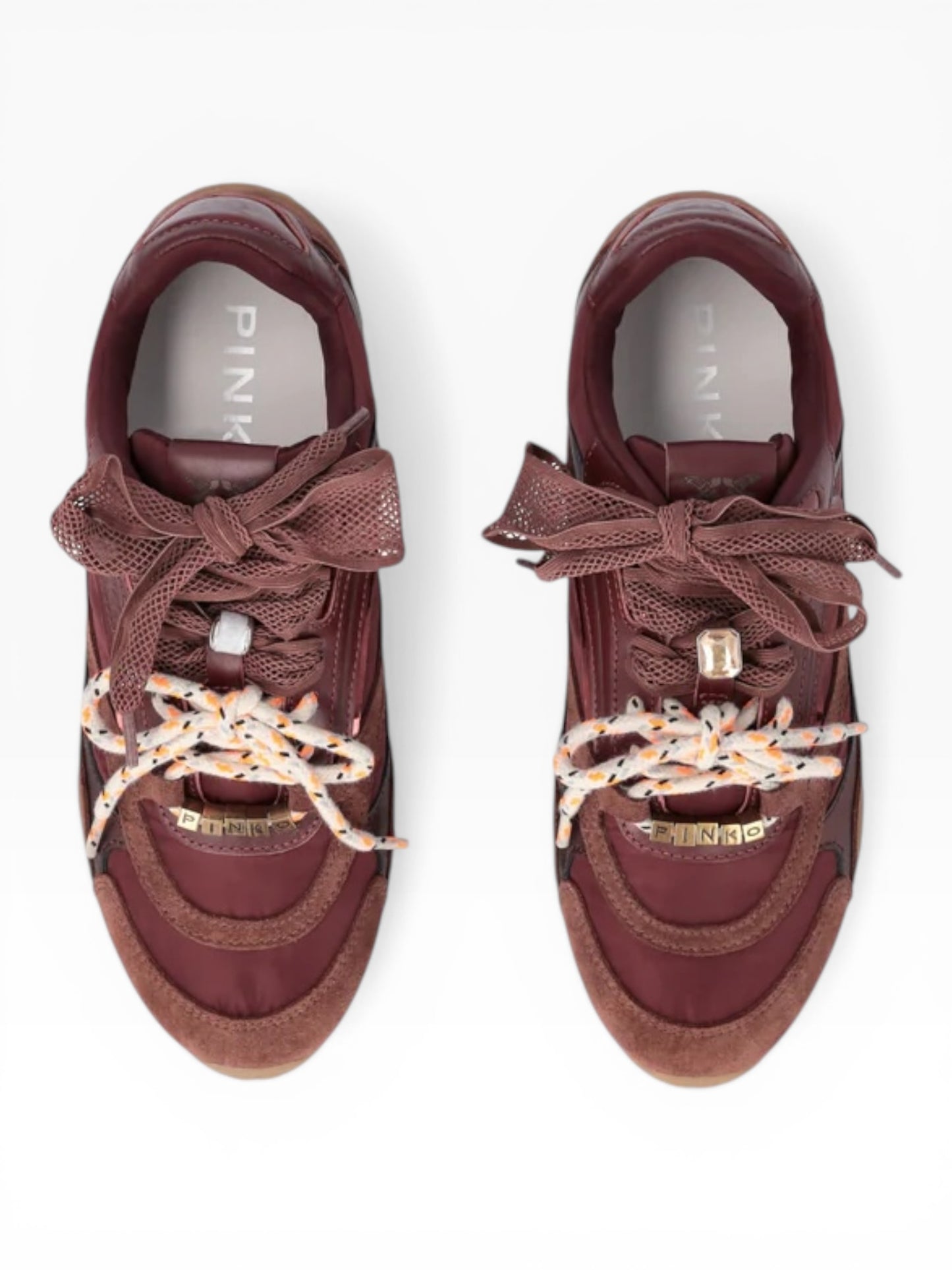 PINKO CR8 SNEAKERS YULIA BORDEAUX