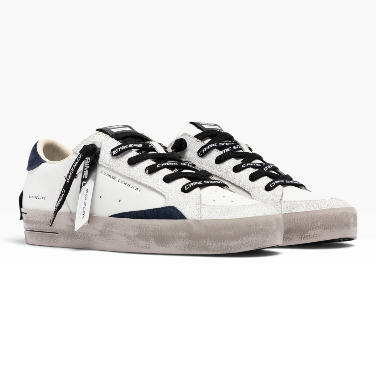 CRIME LONDON SK8 DELUXE 10102 BIANCO/BLU