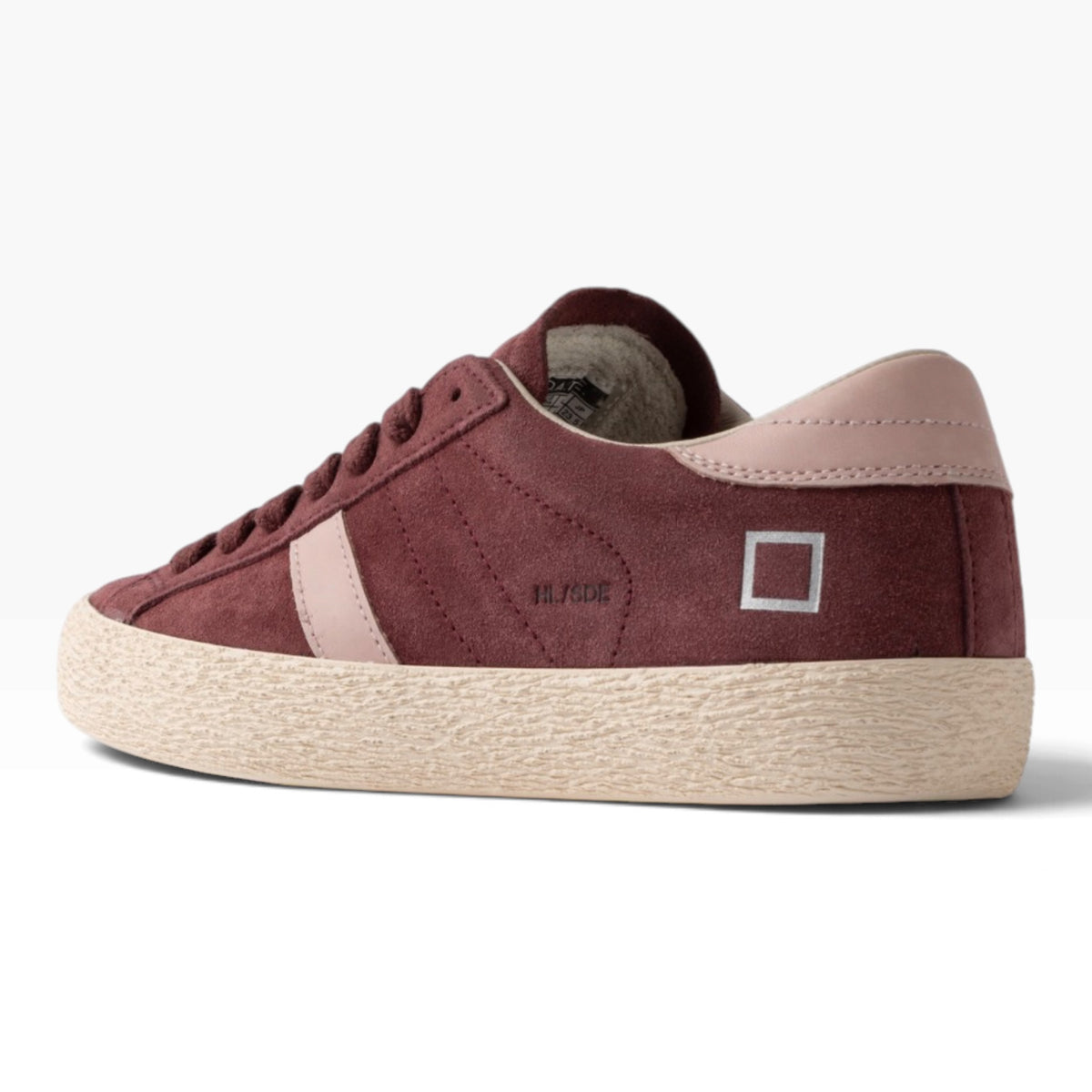 DATE HILL LOW SUEDE BORDEAUX