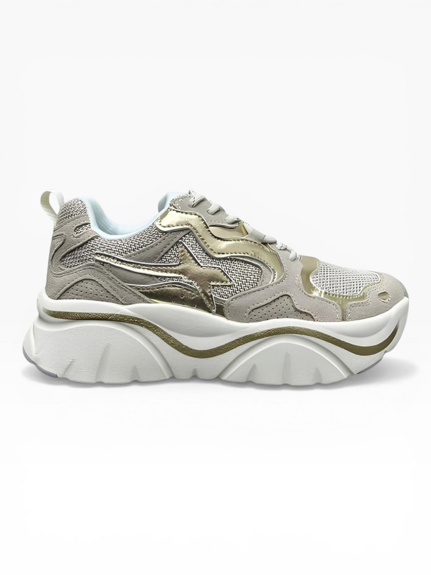 W6YZ MIA SUEDE 1M18 BEIGE/ORO