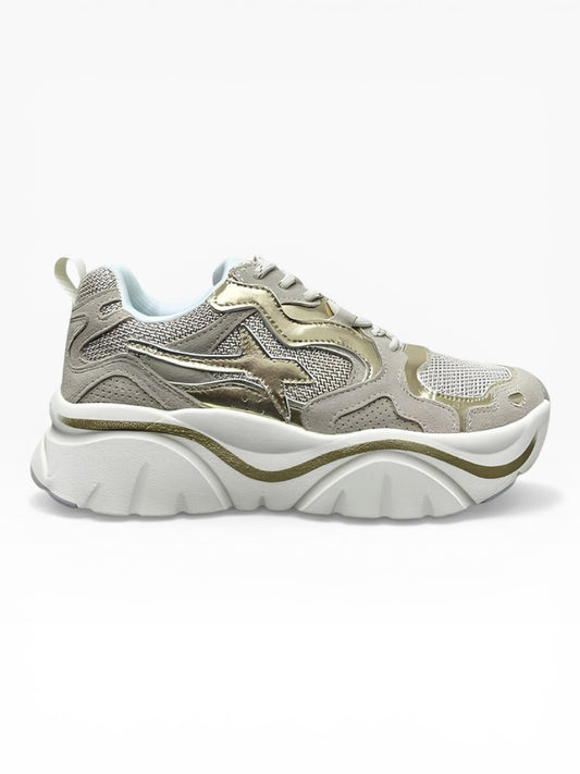 W6YZ MIA SUEDE 1M18 BEIGE/ORO