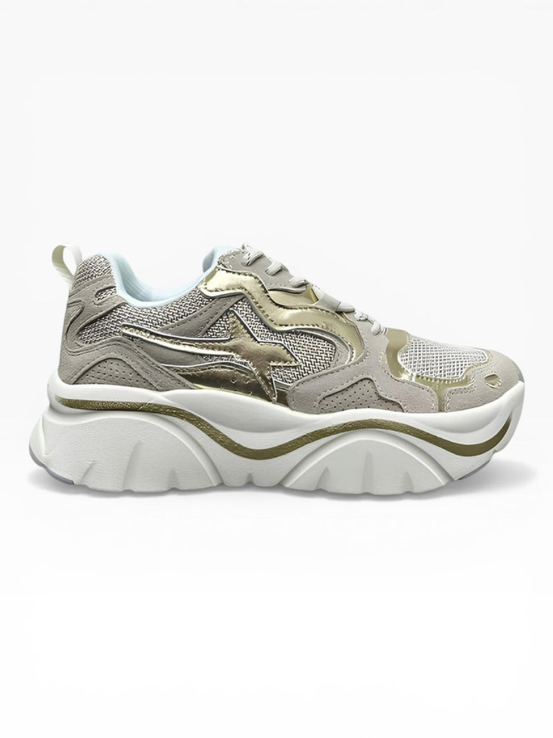 W6YZ MIA SUEDE 1M18 BEIGE/ORO