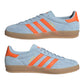 ADIDAS GAZELLE INDOOR IN CAMOSCIO AZZURRA BANDE ARANCIO