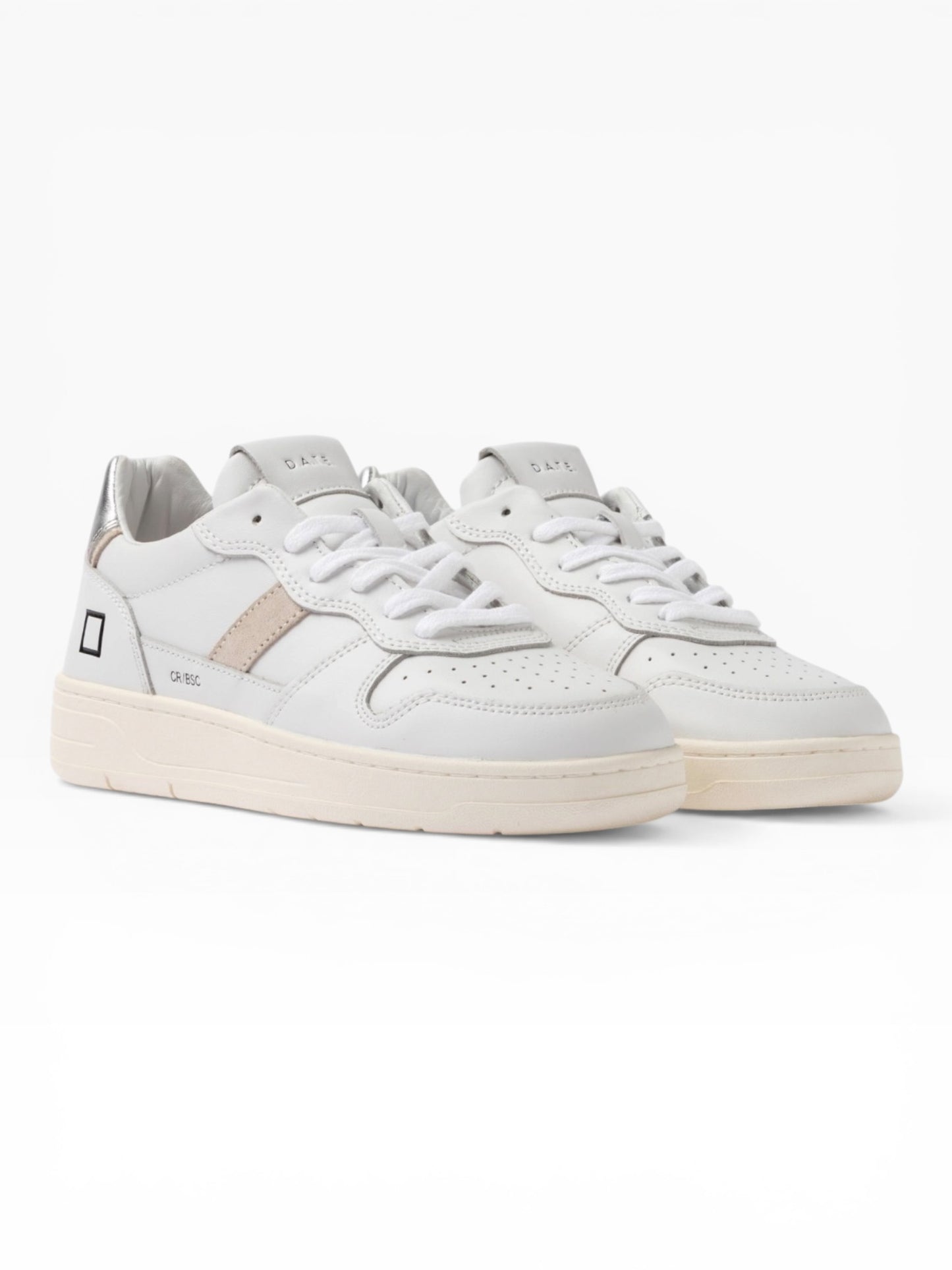 DATE COURT 2 BASIC WHITE/SILVER