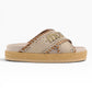 MOU CRISS CROSS STITCH BEIGE/ORO