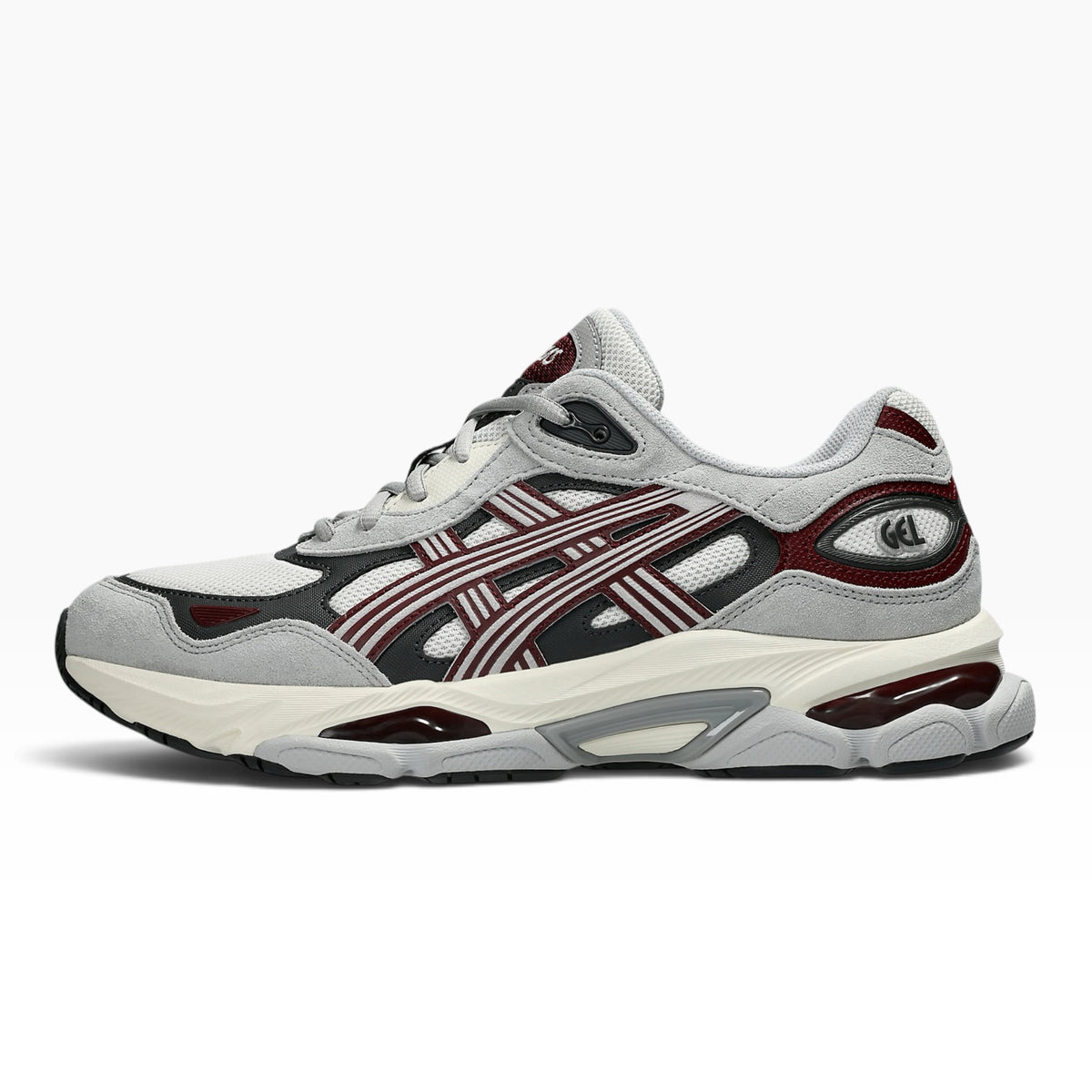 ASICS GEL NYC 2.0 106 GRY/ BORDEAUX UOMO