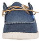 HEY DUDE WALLY JUTE IN TESSUTO AZZURRO