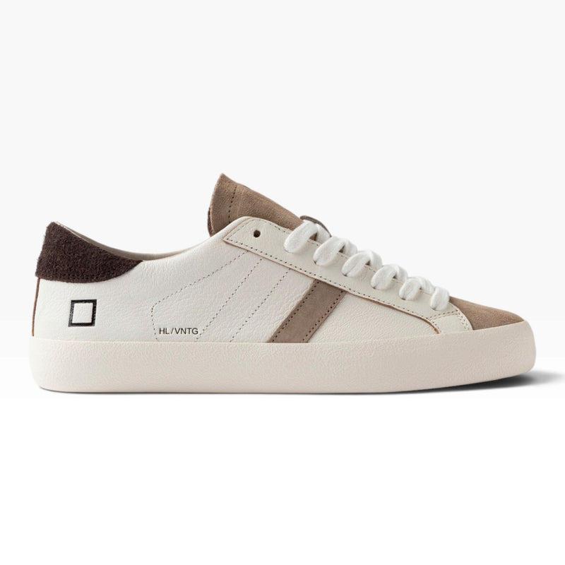 DATE HILL LOW VINTAGE BIANCO/ MARRONE