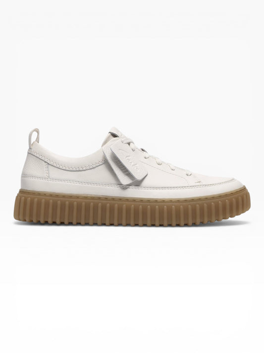 CLARKS TORHILL LACE BIANCO