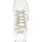AMA BRAND 4115 SUN IN PELLE BIANCA TALLONE E LOGO IN ORO
