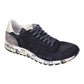 PREMIATA ERIC 6142 IN CAMOSCIO TRAFORATO BLU TALLONE GRIGIO