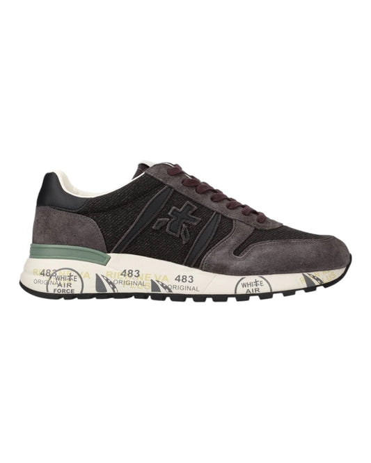 PREMIATA LANDER 6984 GRIGIA LACCI BORDEAUX