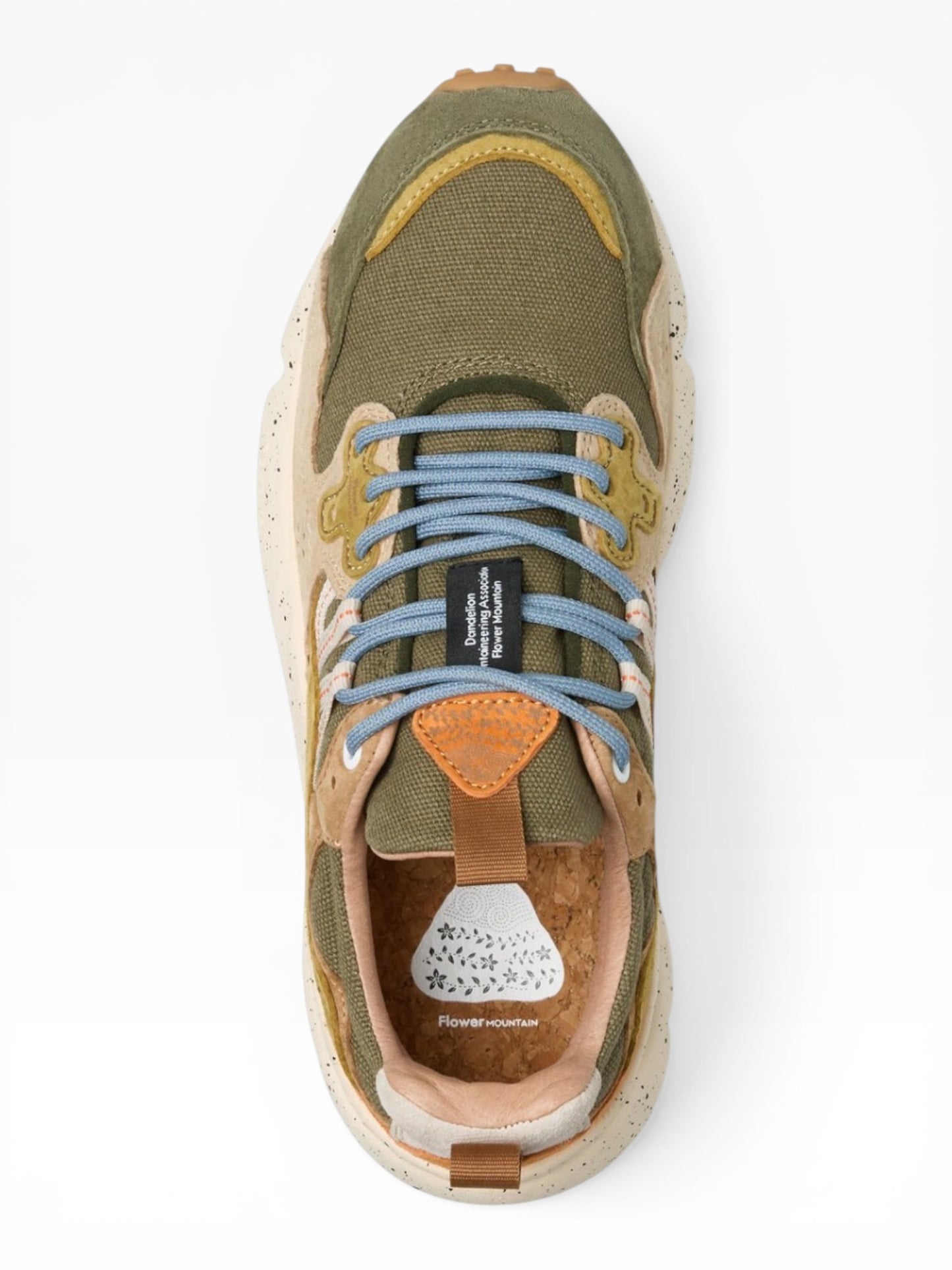 FLOWER MOUNTAIN YAMA 1F06 VERDE/BEIGE