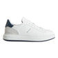 WOOLRICH ARROW PELLE BIANCA/BLU