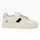 DATE COURT 2.0 VINTAGE CALF WHITE/ BORDEAUX