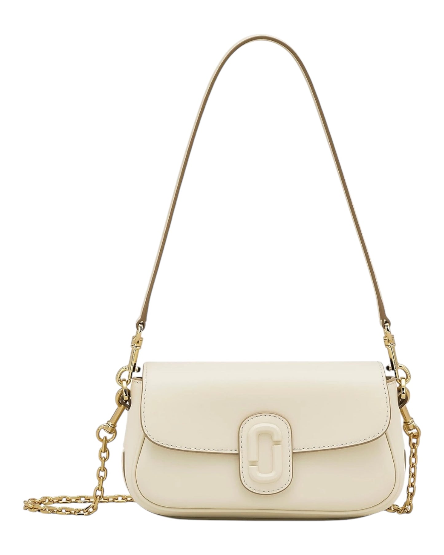 MARC JACOBS THE COVER SHOULDER IN PELLE BEIGE