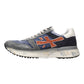 PREMIATA 7215 MCIK IN CAMOSCIO E TESSUTO AZZURRO/GRIGIO/ARANCIO
