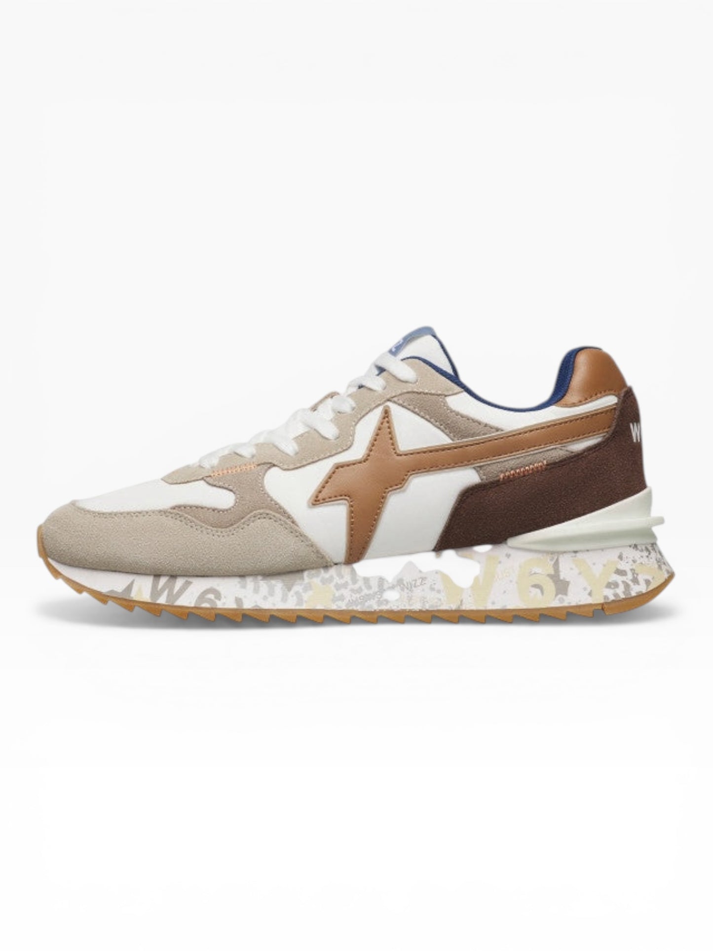 W6YZ YAK SUEDE 2E01 BEIGE/BIANCO