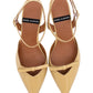 ANGEL ALARCON 050480A CHANEL CON FIOCCHETTO IN PELLE LUCIDA BEIGE