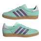 ADIDAS GAZELLE INDOOR IN CAMOSCIO VERDE TIFFANY BANDE VIOLA