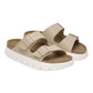 BIRKENSTOCK PAPILLO 9094102 ARIZONA PAP CHUNKY IN PELLE BEIGE SANCASTLE