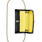 MARC JACOBS THE DUAL CHAIN MINI BAG IN PELLE NERA