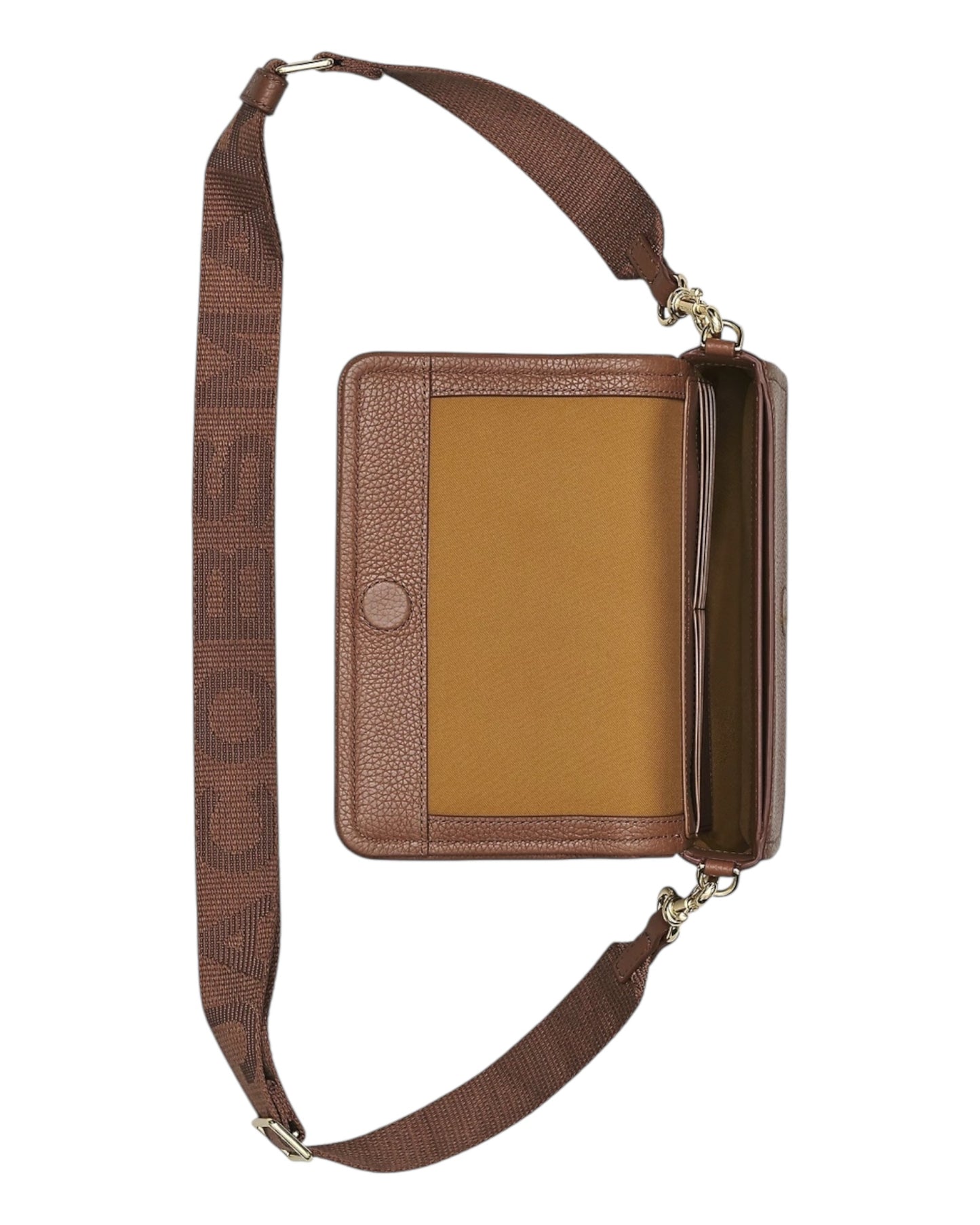 MARC JACOBS THE LEATHER MINI IN PELLE CUOIO