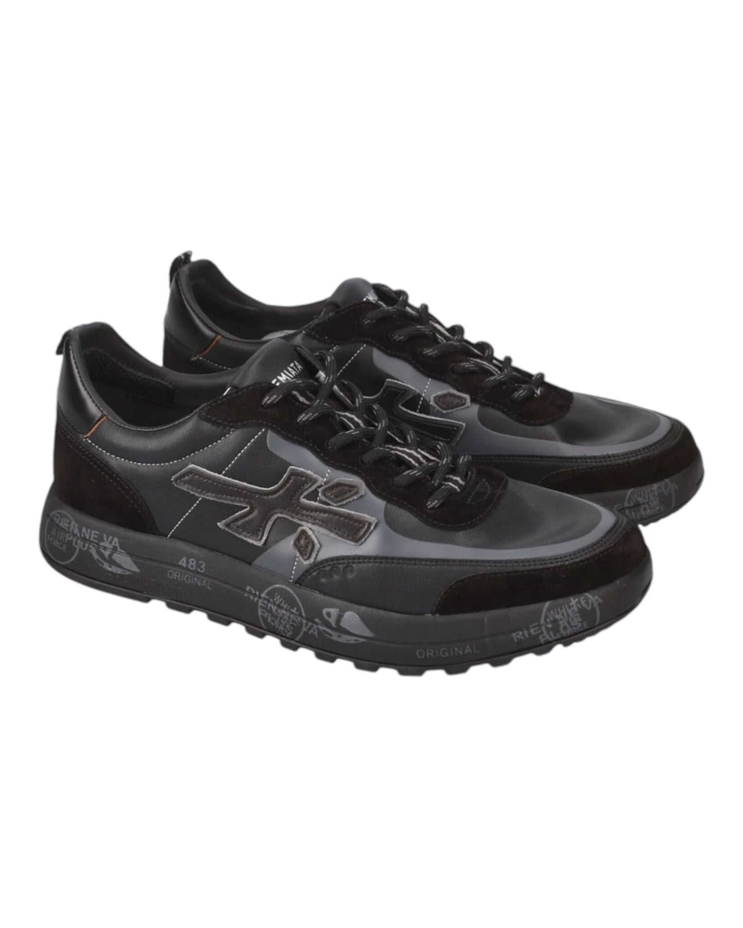 PREMIATA NOUS 6852 IN PELLE NERA