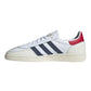 ADIDAS SPEZIAL IN PELLE BIANCA CON BANDE E TALLONE BLU/ROSSO