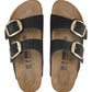 BIRKENSTOCK BIG BUCKLE IN NABUK NERO