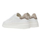 CRIME LONDON SONIK IN PELLE BAINCA TALLONCINO GLITTER ORO