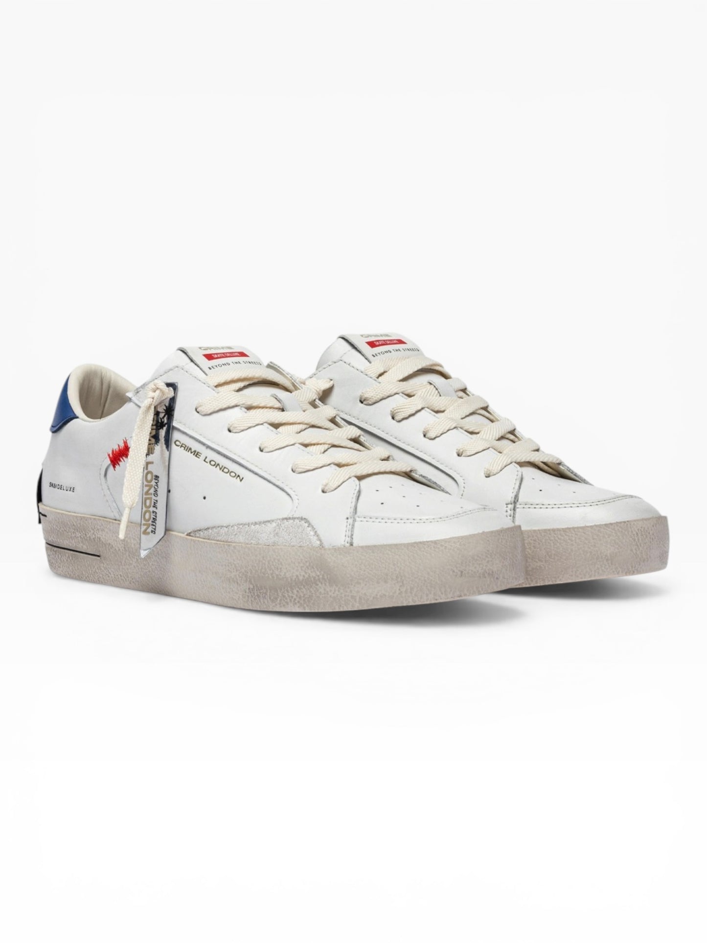 CRIME LONDON SK8 DELUXE 14103 BIANCO/BLU
