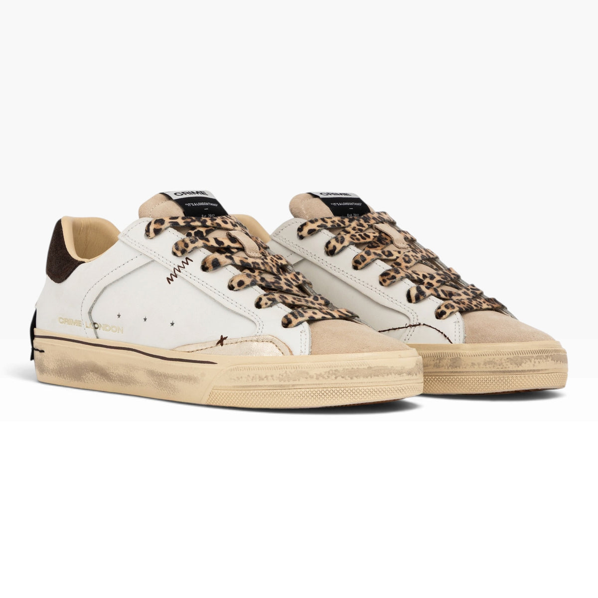 CRIME LONDON DECONSTRUCTED 23071 BIANCO/MARRONE