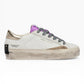 CRIME LONDON DISTRESSED PLATFORM 29055 BIANCO/VIOLA