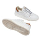 CRIME LONDON TIMELESS IN PELLE BIANCA/CUOIO