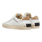 CRIME LONDON DISTRESSED IN PELLE BIANCA/BEIGE